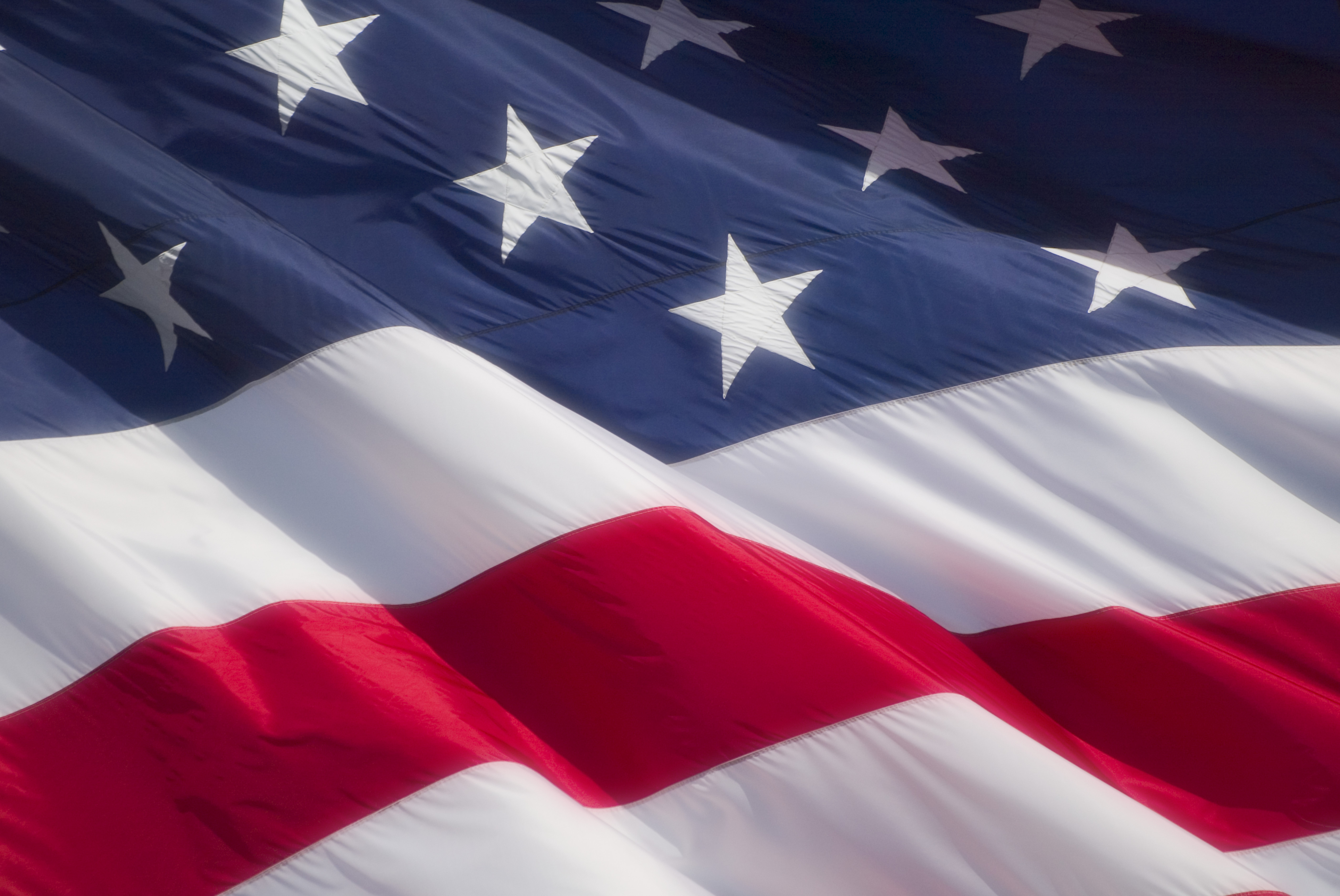 Close-up of the American Flag