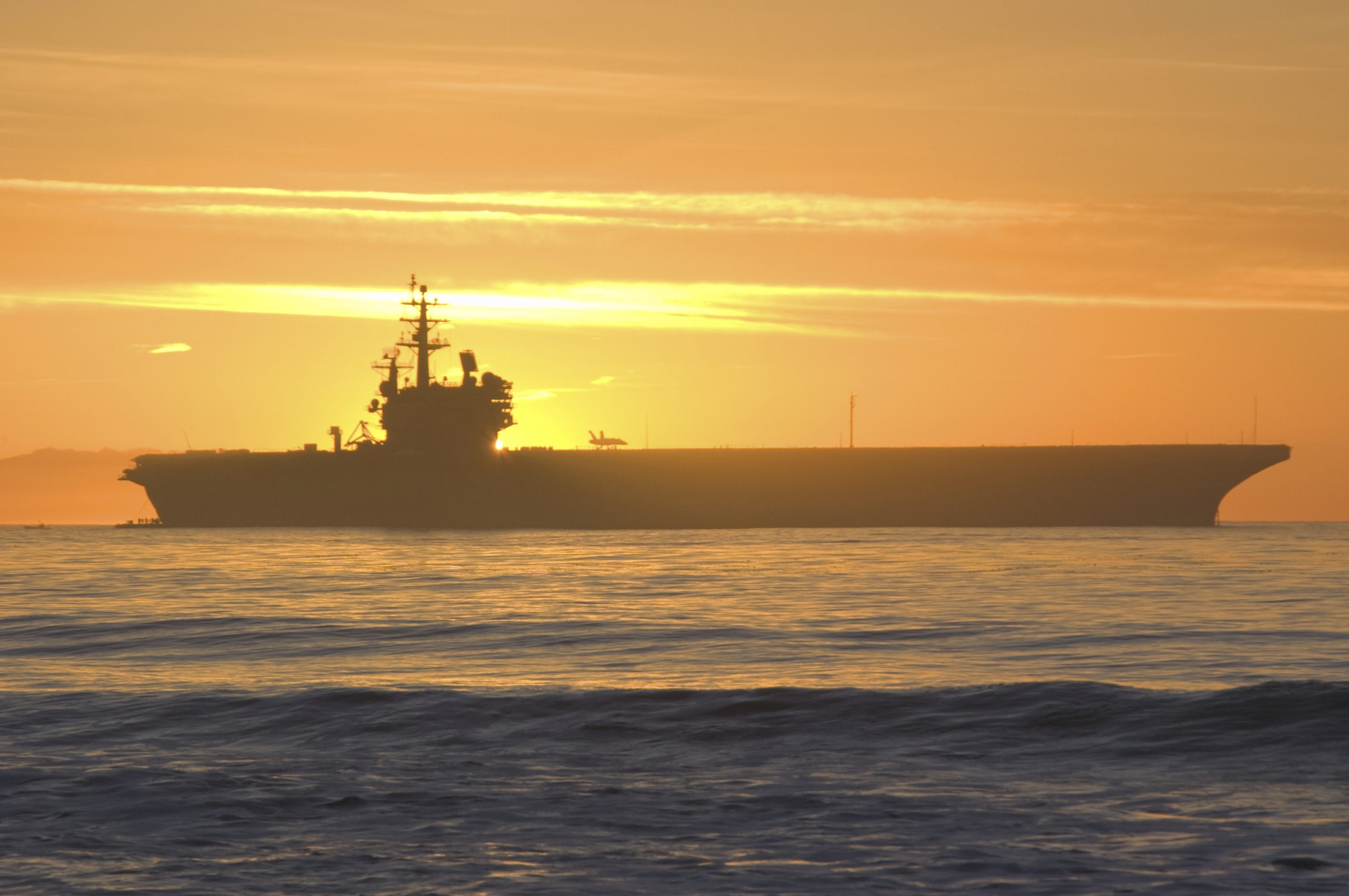 U.S.S. Ronald Reagan off the California Coast