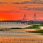 Charleston at sunset.