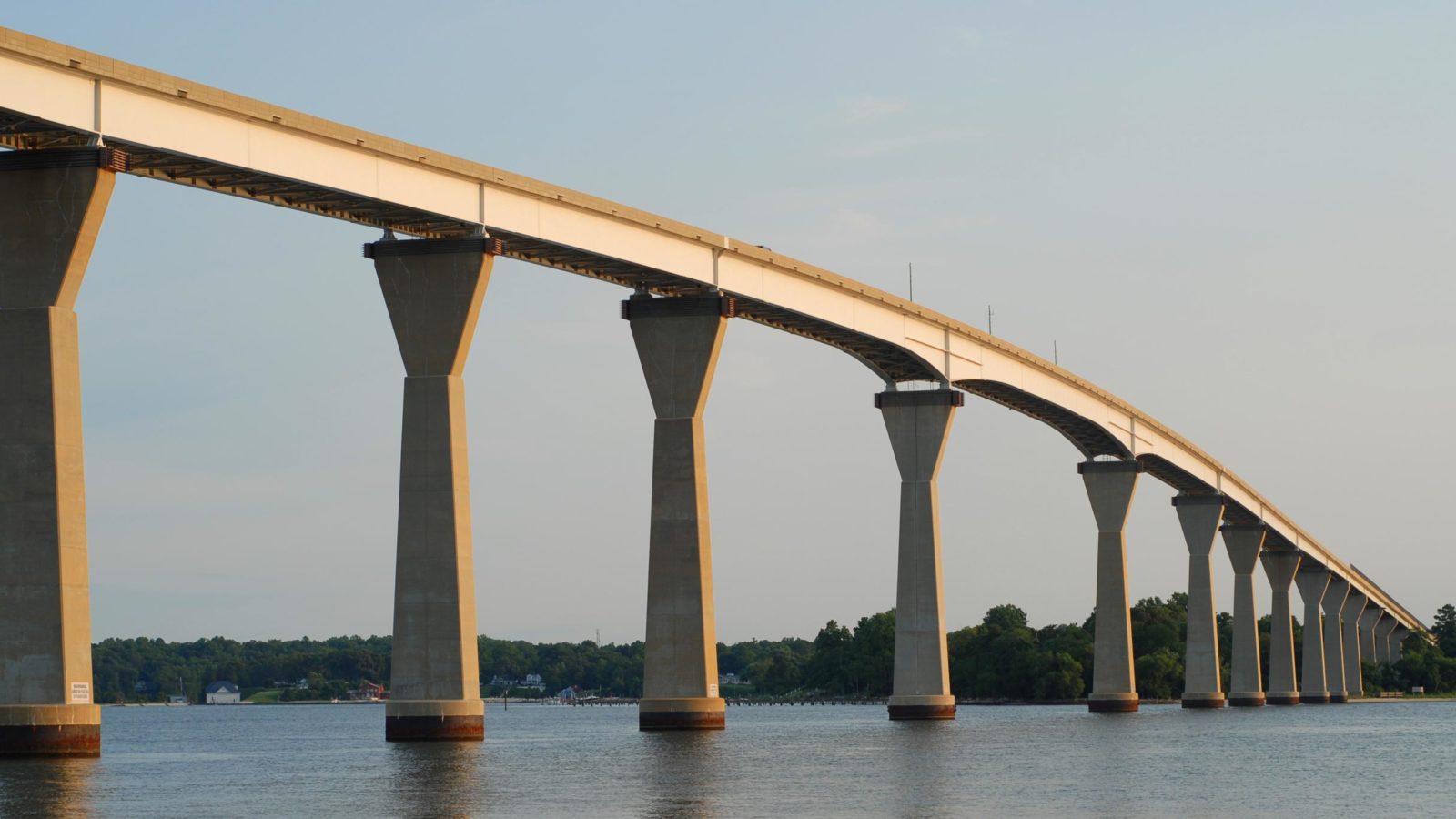 Governor Thomas Johnson Bridge over the Patuxent River.