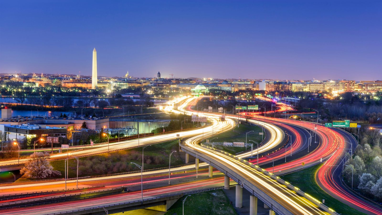 Washington, DC traffic.