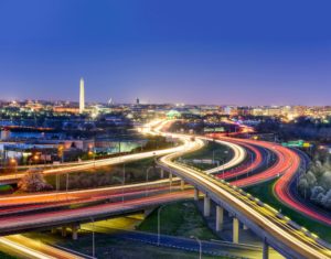 Washington, DC traffic.